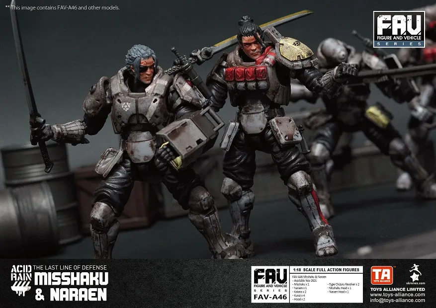 FAV-A46 Misshaku and Naraen 1:18 Scale | Acid Rain FAV