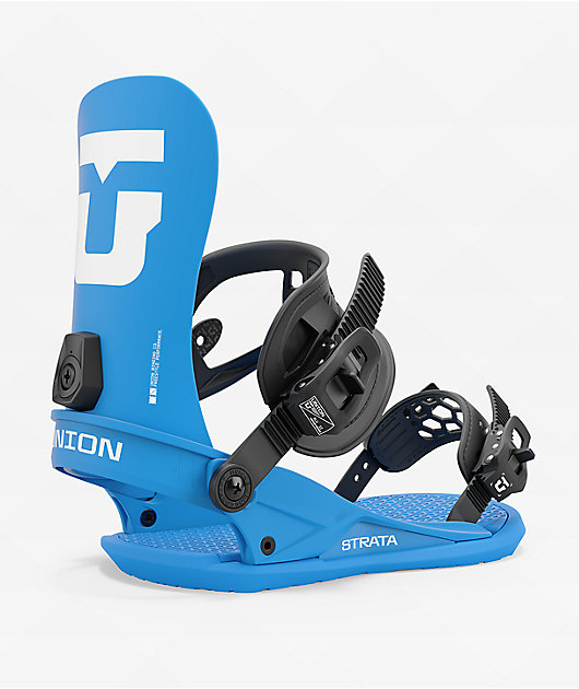 Union Strata Blue Snowboard Bindings 2025 | Zumiez