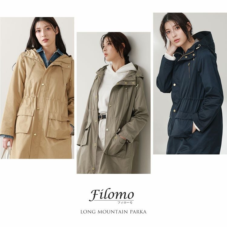 Filomo きれいめ マウンテンパーカー レディース フード付き アウター