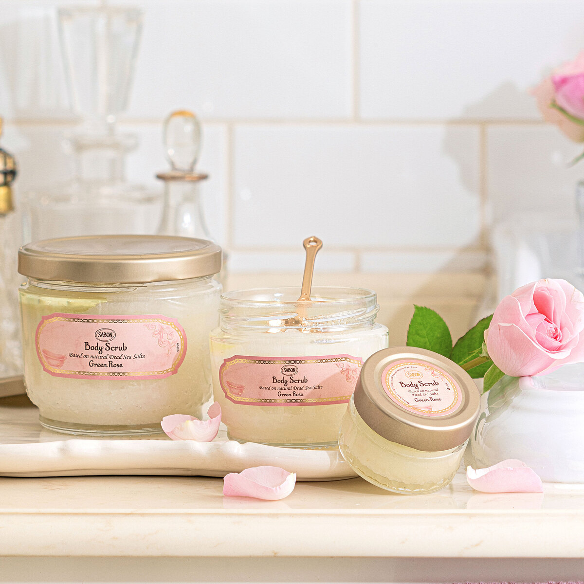 ボディスクラブ (グリーン・ローズ)』 | SABON (サボン)