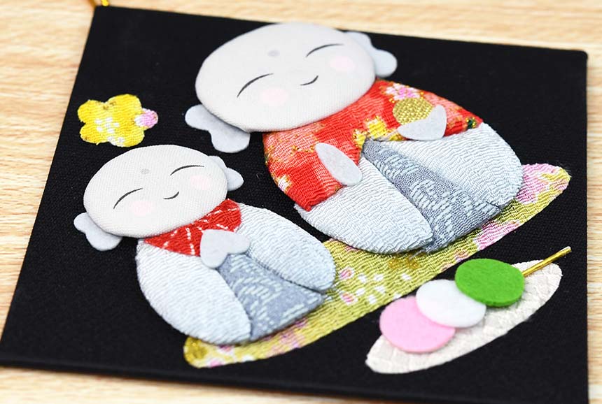 三連タペストリー（なごみ地蔵）｜株式会社さくらほりきり