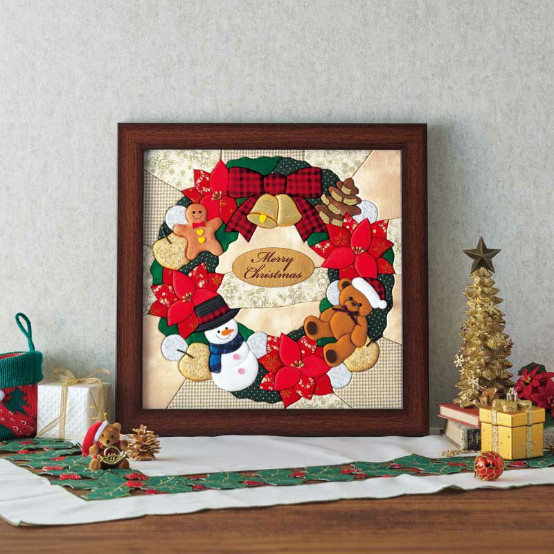 iku様おまとめ用 クリスマスリース 05 匿名配送 サンタクロース iku様