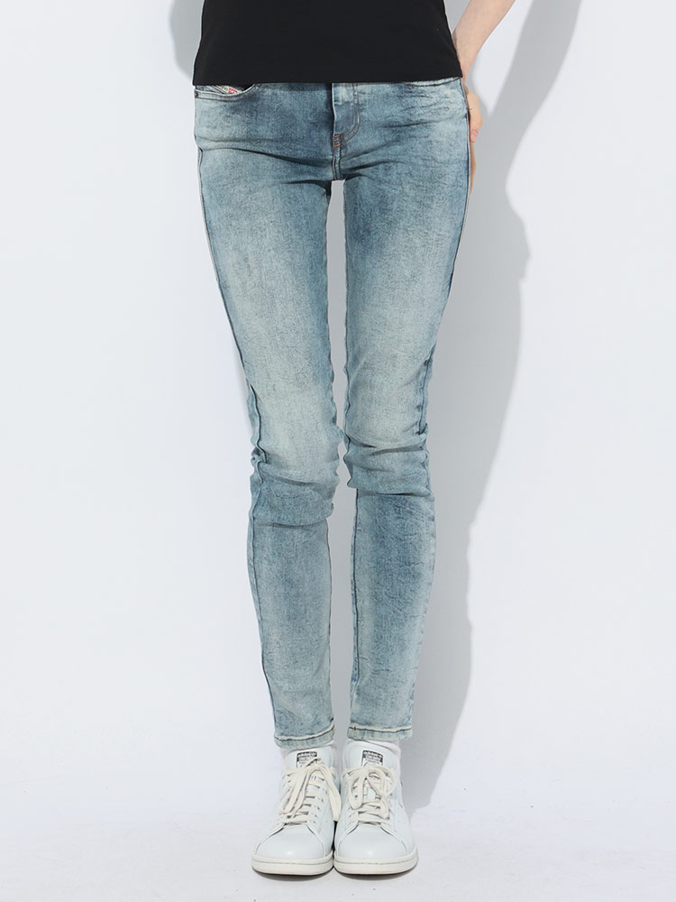 DIESEL (ディーゼル) スリム ストレッチデニムパンツ SLANDY