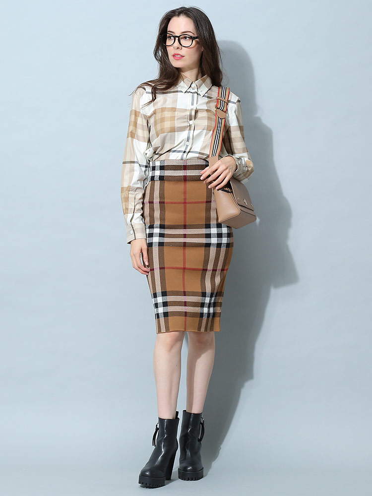 バーバリー レディース シャツ 長袖 BURBERRY ブランド 長袖シャツ