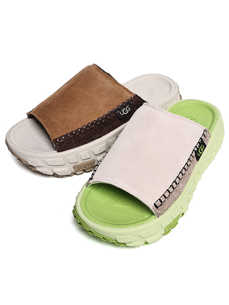 UGG (アグ) スエードアッパー 軽量ソール スライドサンダル Venture