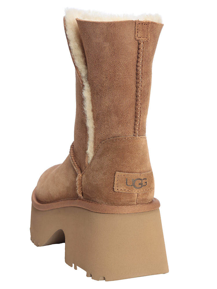 UGG (アグ) 厚底 ショート ムートンブーツ エスミーブーツ 2way チェス