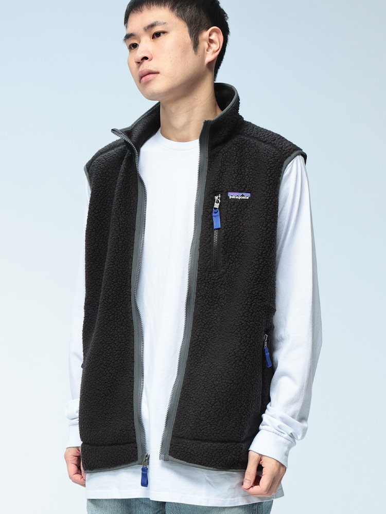Patagonia (パタゴニア) フルジップ フリース ベスト RETRO PILE VEST