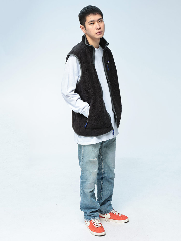 Patagonia (パタゴニア) フルジップ フリース ベスト RETRO PILE VEST