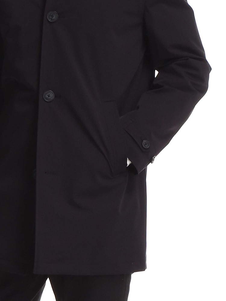 Calvin Klein (カルバンクライン) 無地 中綿 ステンカラー コート