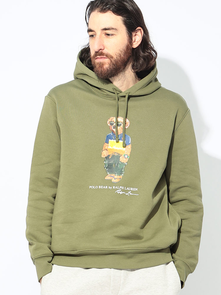 POLO RALPH LAUREN (ポロラルフローレン) 裏起毛 ベアプリント プル