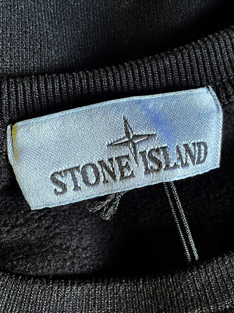STONE ISLAND (ストーンアイランド) 袖ロゴ 裏起毛 スウェット クルー