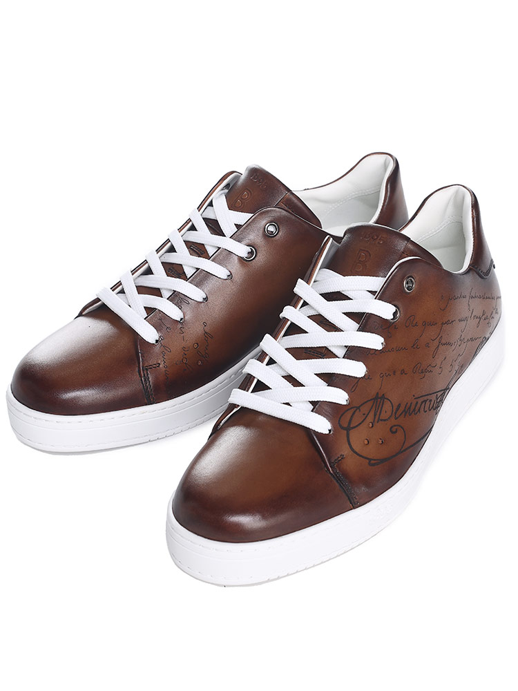BERLUTI (ベルルッティ) プレイタイム スクリット レザー スニーカー