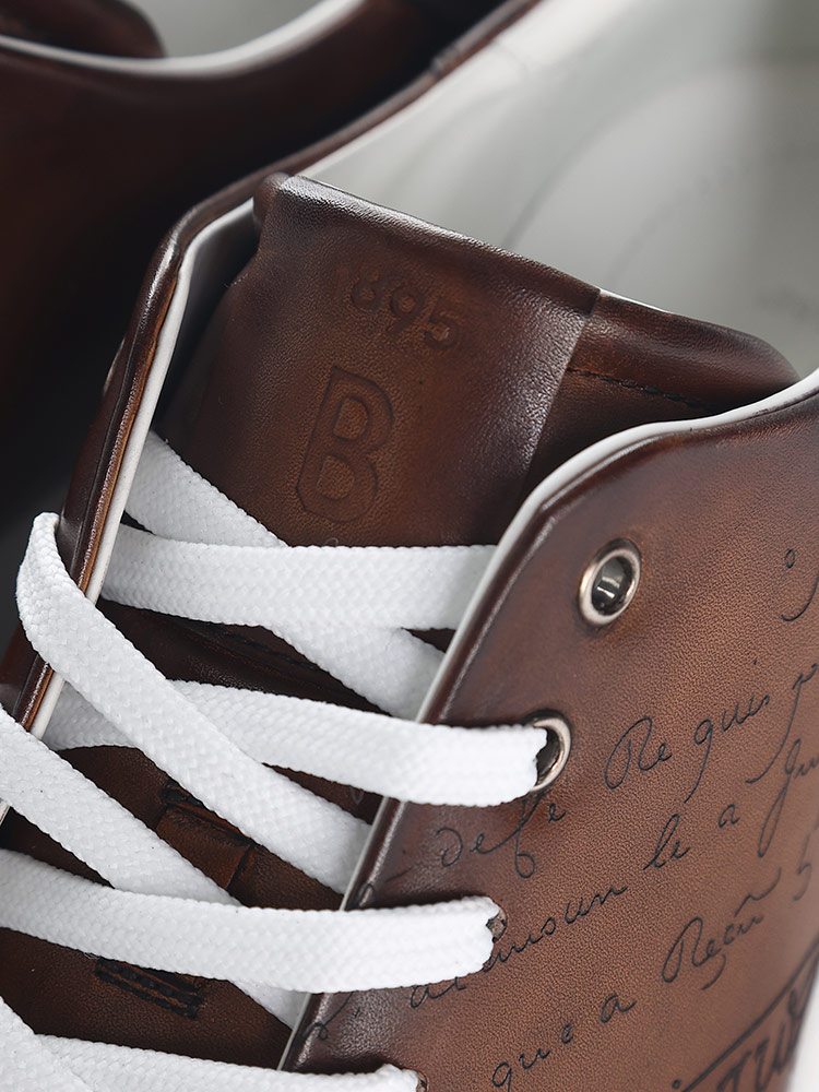 BERLUTI (ベルルッティ) プレイタイム スクリット レザー スニーカー
