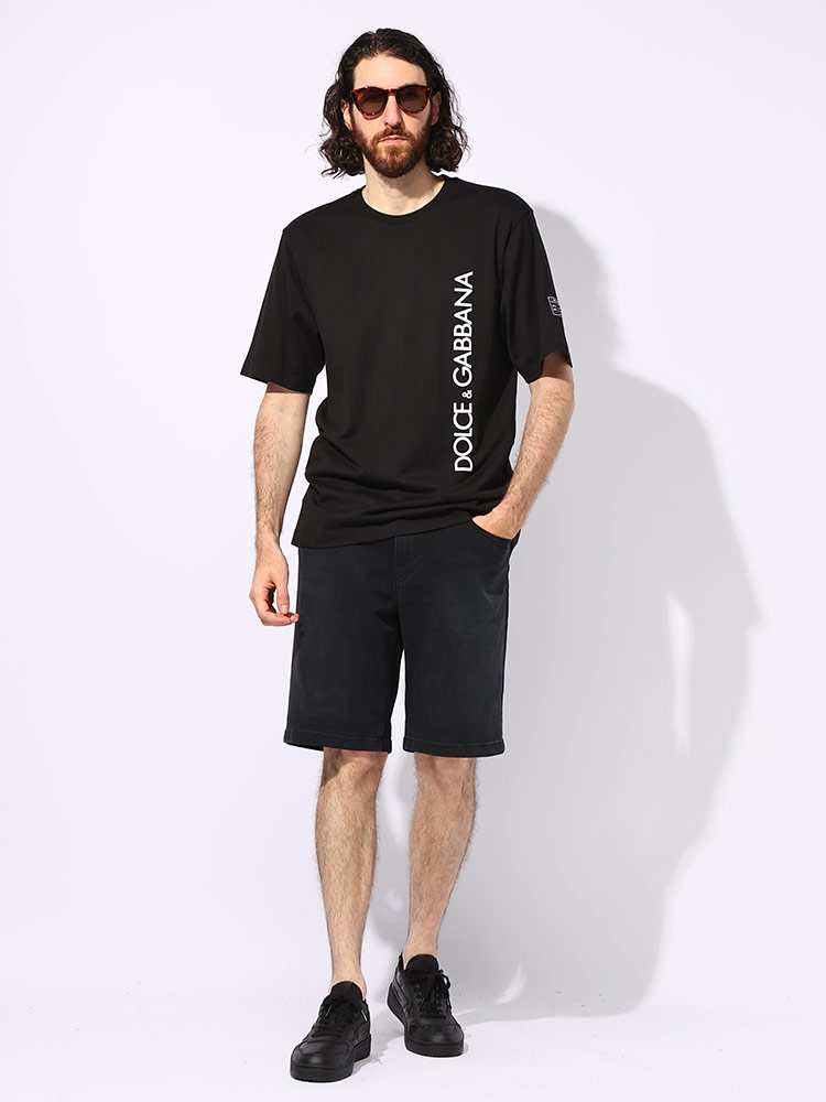 DOLCE&GABBANA (ドルチェ ＆ ガッバーナ) バーティカルロゴ クルー