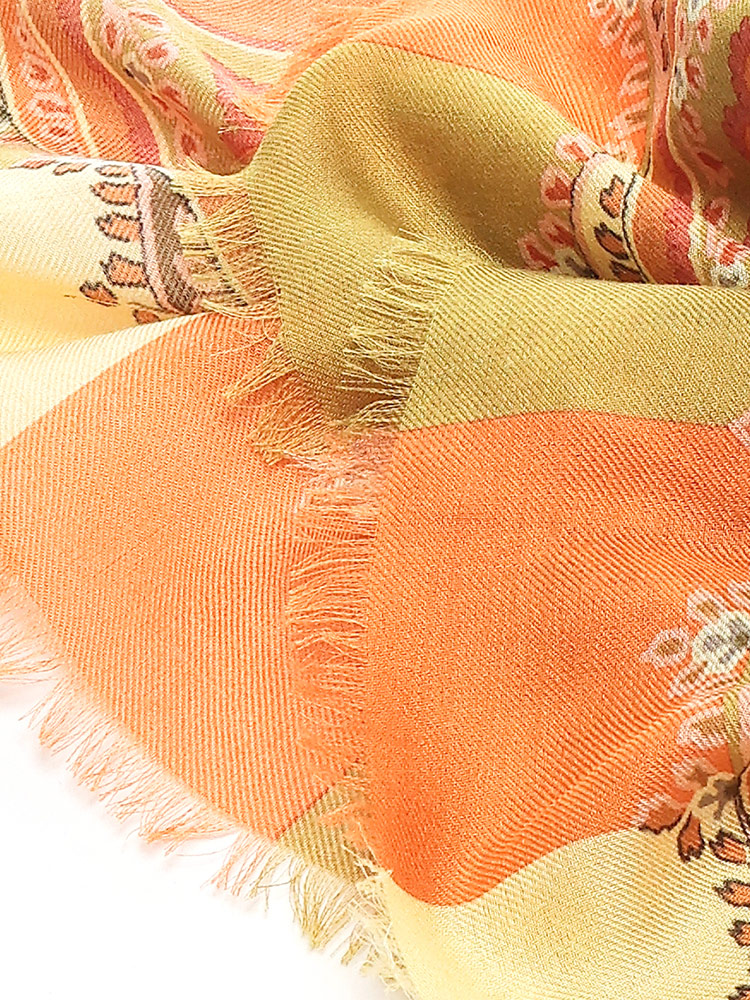 ETRO (エトロ) ペイズリー柄 カシミヤ混ストール ETMATA0007AK812