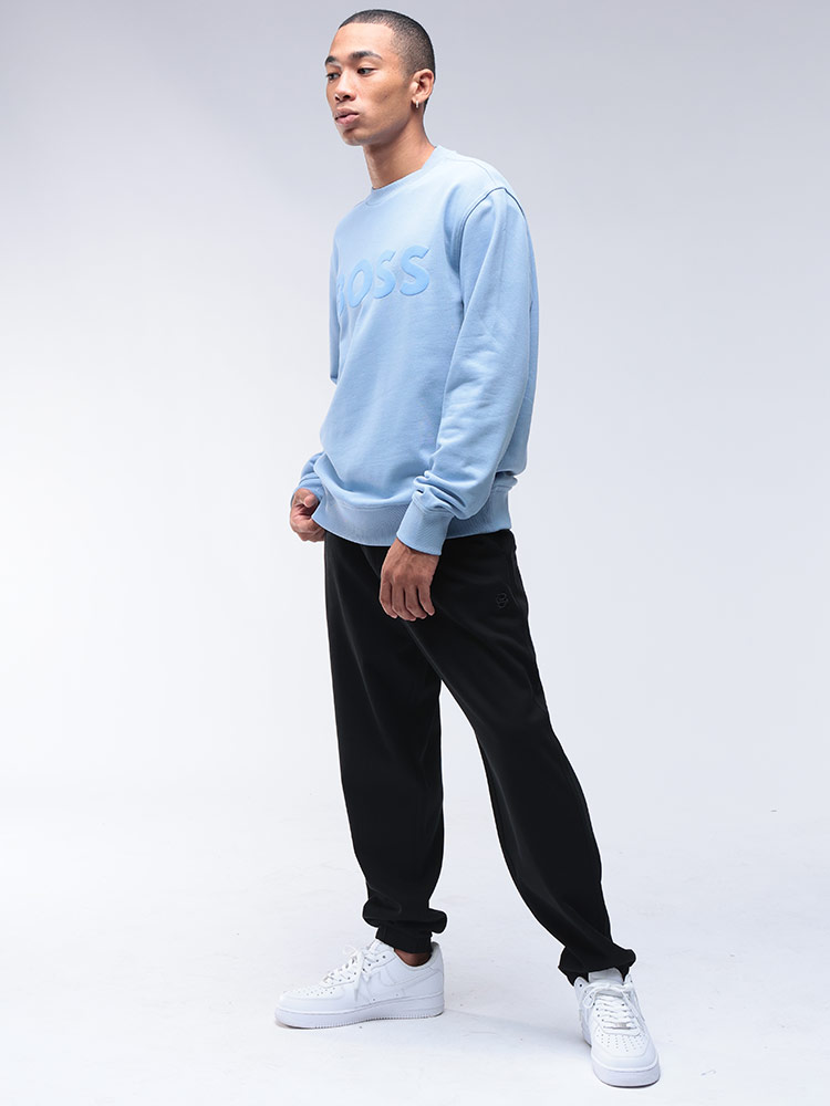 HUGO BOSS (ヒューゴボス) ラバーロゴプリント クルーネック