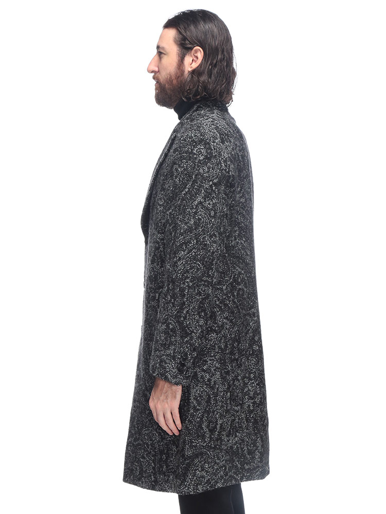 ETRO (エトロ) ペイズリージャガード シングル ロングコート