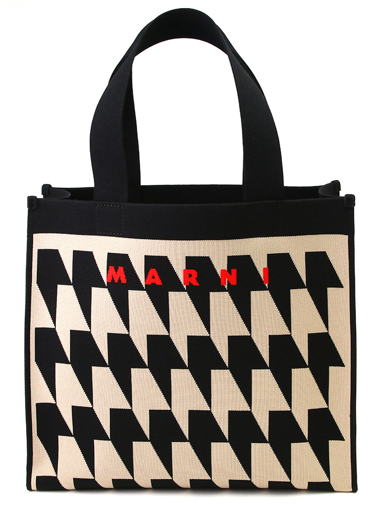 MARNI マルニ 千鳥格子 ジャカード トートバッグ TOTE MEDIUM ブランド