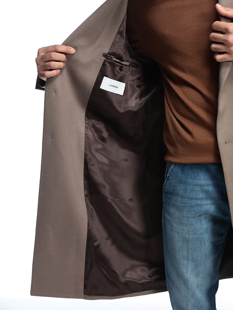 LARDINI (ラルディーニ) カシミヤ100％ シングル チェスターコート
