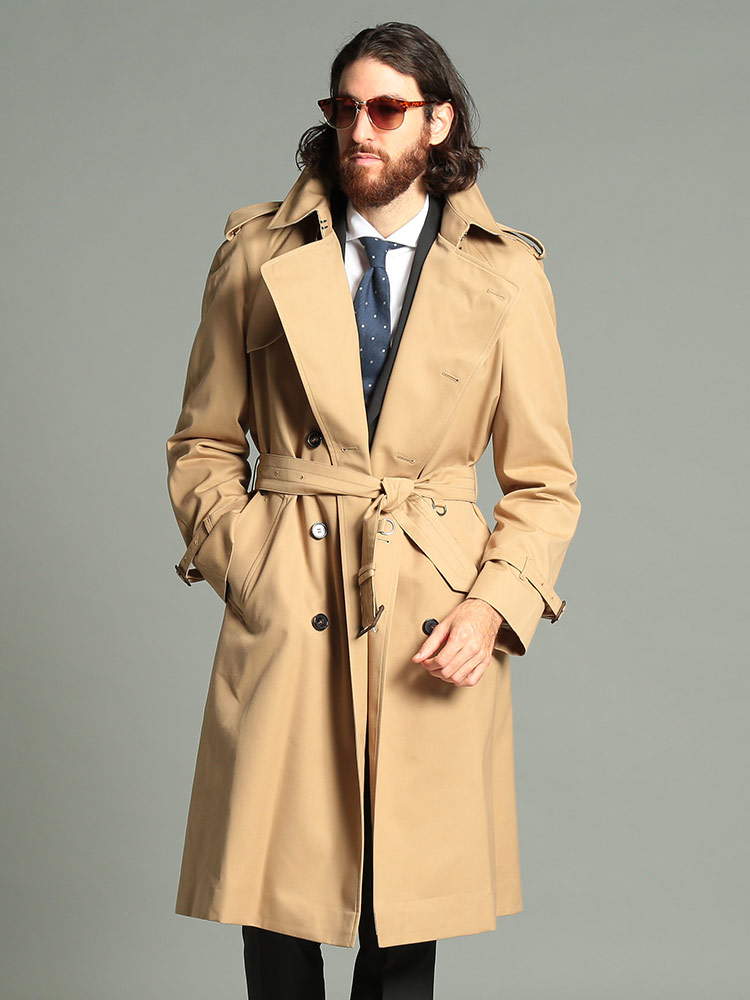 Aquascutum (アクアスキュータム) 無地 裏地チェック ウエストベルト