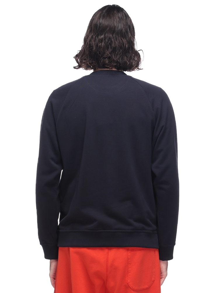 FENDI (フェンディ) ワンポイントロゴ クルーネック トレーナー