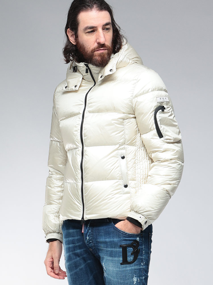 TATRAS (タトラス) フード着脱 袖ポケット フルジップ ダウン