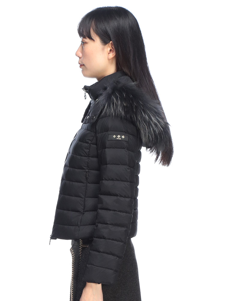 TATRAS (タトラス) ラクーンファー フルジップ ダウンジャケット