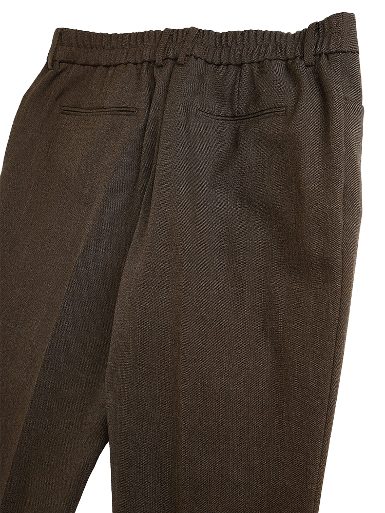 theo dore (セオドール) ウォッシャブル ノーカラー シングル パンツ