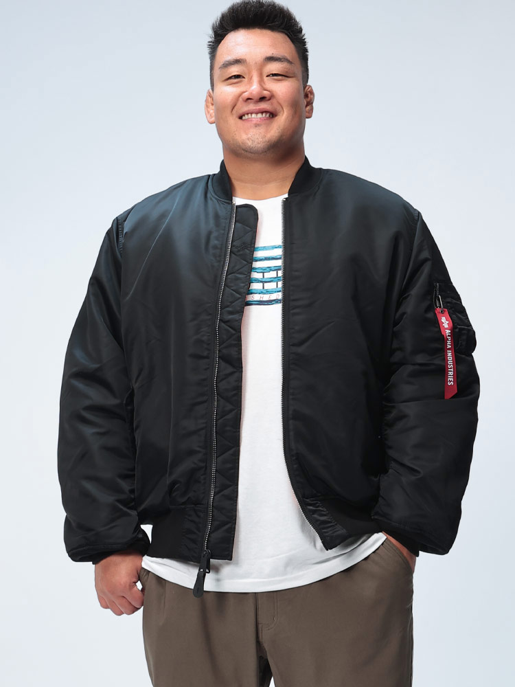 MA-1 ジャケット 中綿 フルジップ JAPAN SPEC アウター ブルゾン