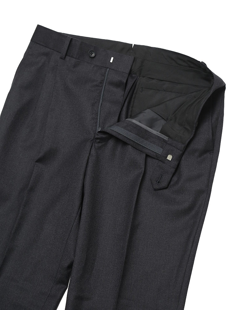 スーツ FABRIC BY ITALY ウール ダブル6ツ釦 3ポケット ツータック