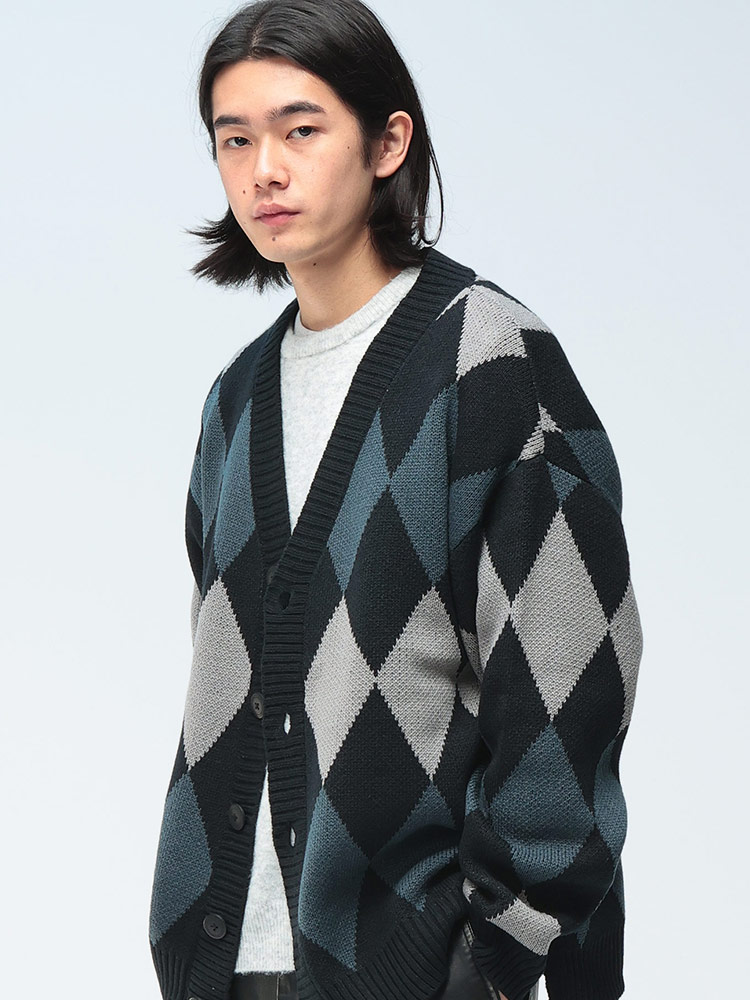 Cathy's Closet (キャシーズ クロセット) アーガイル Vネック