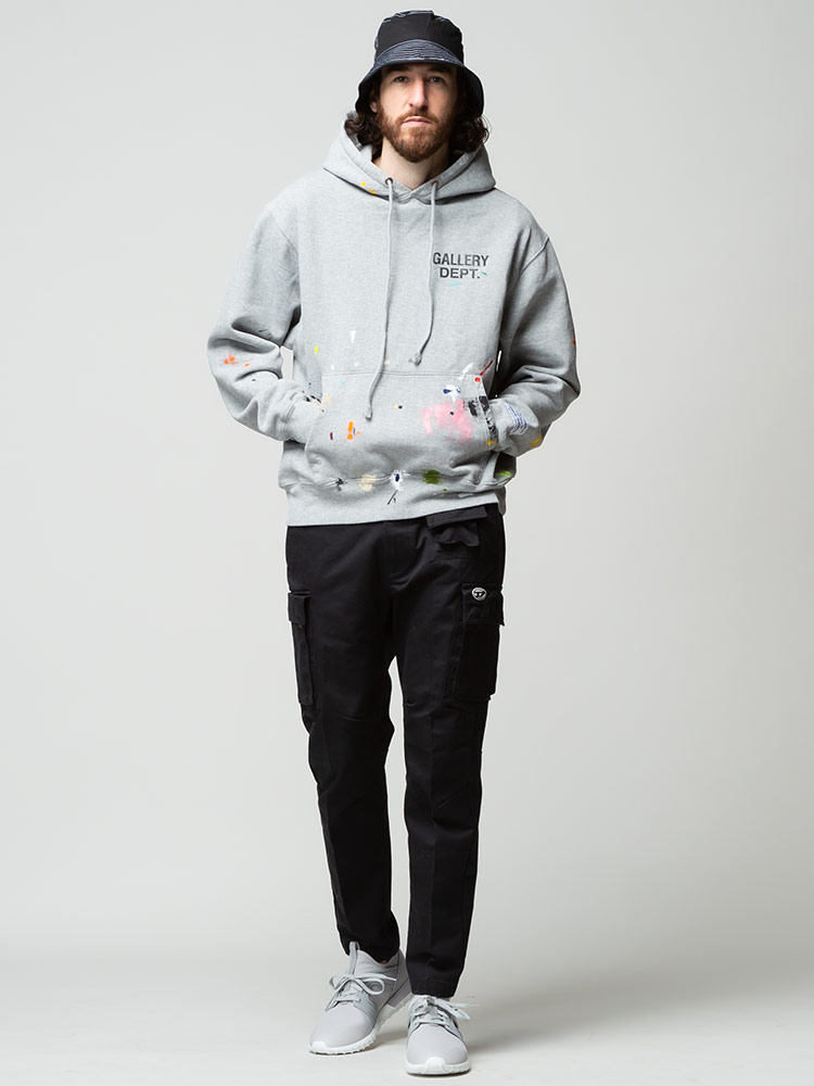 GALLERY DEPT. (ギャラリーデプト) 裏起毛 ペイント プルオーバー