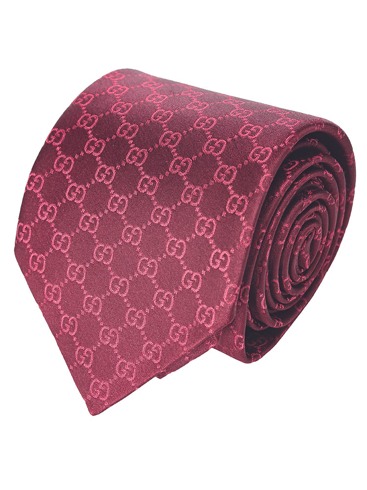 GUCCI (グッチ) シルク GC総柄 ネクタイ メンズ - グッズ ネクタイ