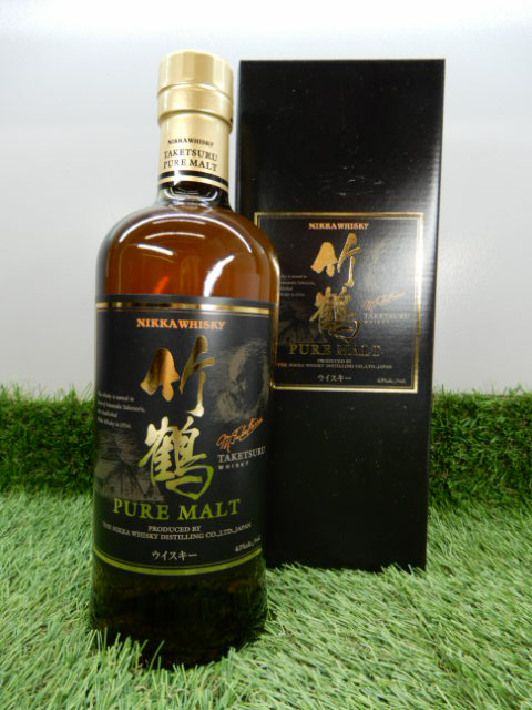 酒の細井 / 旧 ニッカ竹鶴 ピュアモルト43度700ml ギフトボックス入