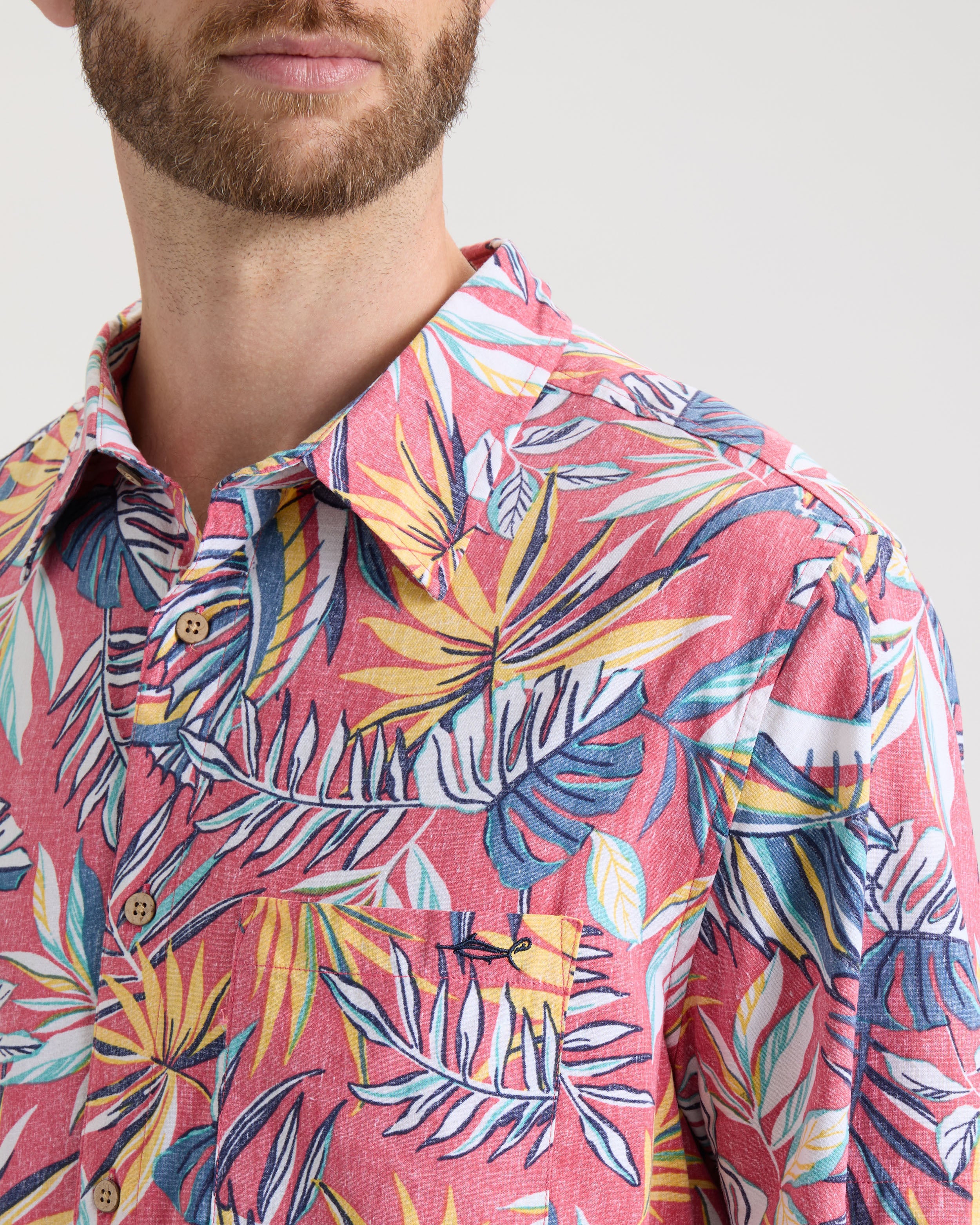 Men's Lush Canopy Woven Short Sleeve Shirt