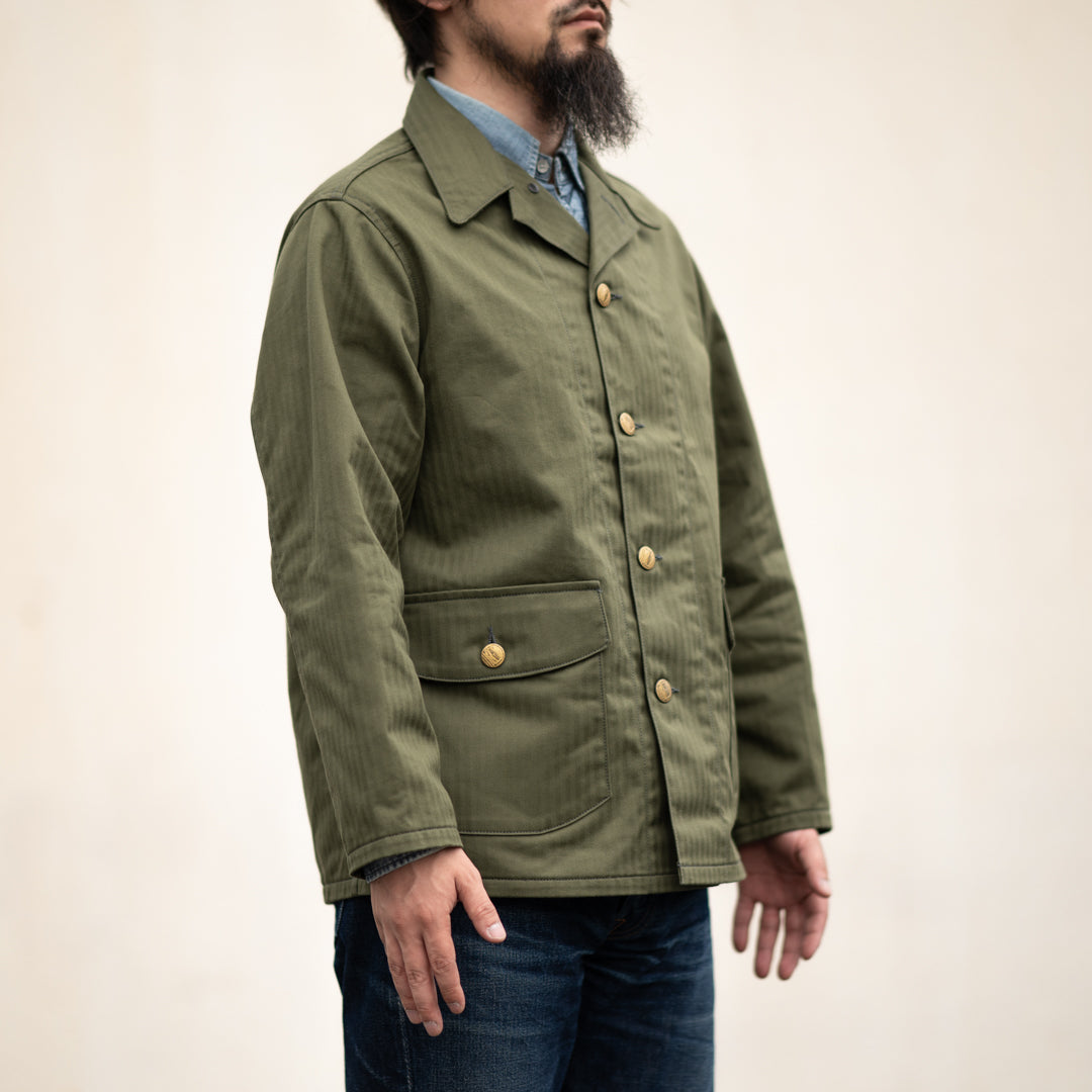 Coverall U.S. Army Herringbone olive – BONCOURA Official Online Store