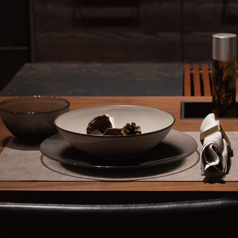 薫雲 クープボール 20cm（ブラウン） – スープ・パスタプレート – 一流