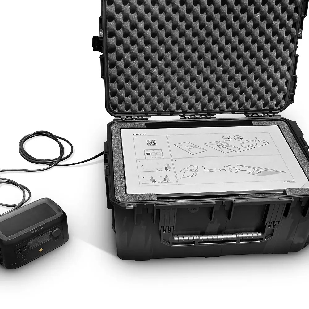 Starlink Gen 3 & Case Rental | Portable Internet Kit | Satellite