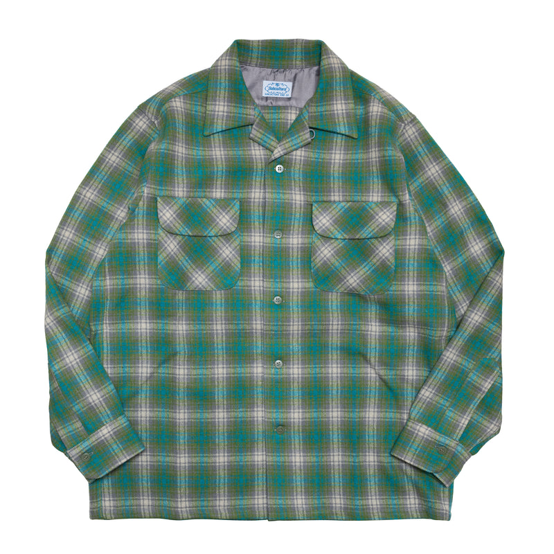 WOOL CHECK SHIRT / GREEN – SC WEB STORE