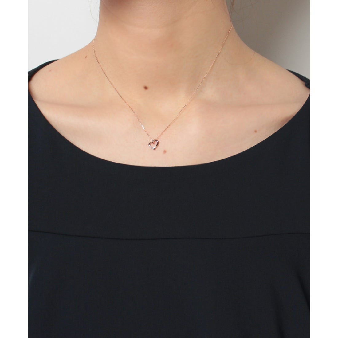 ヨンドシー 4℃ K10ピンクゴールドネックレス （ピンクゴールド