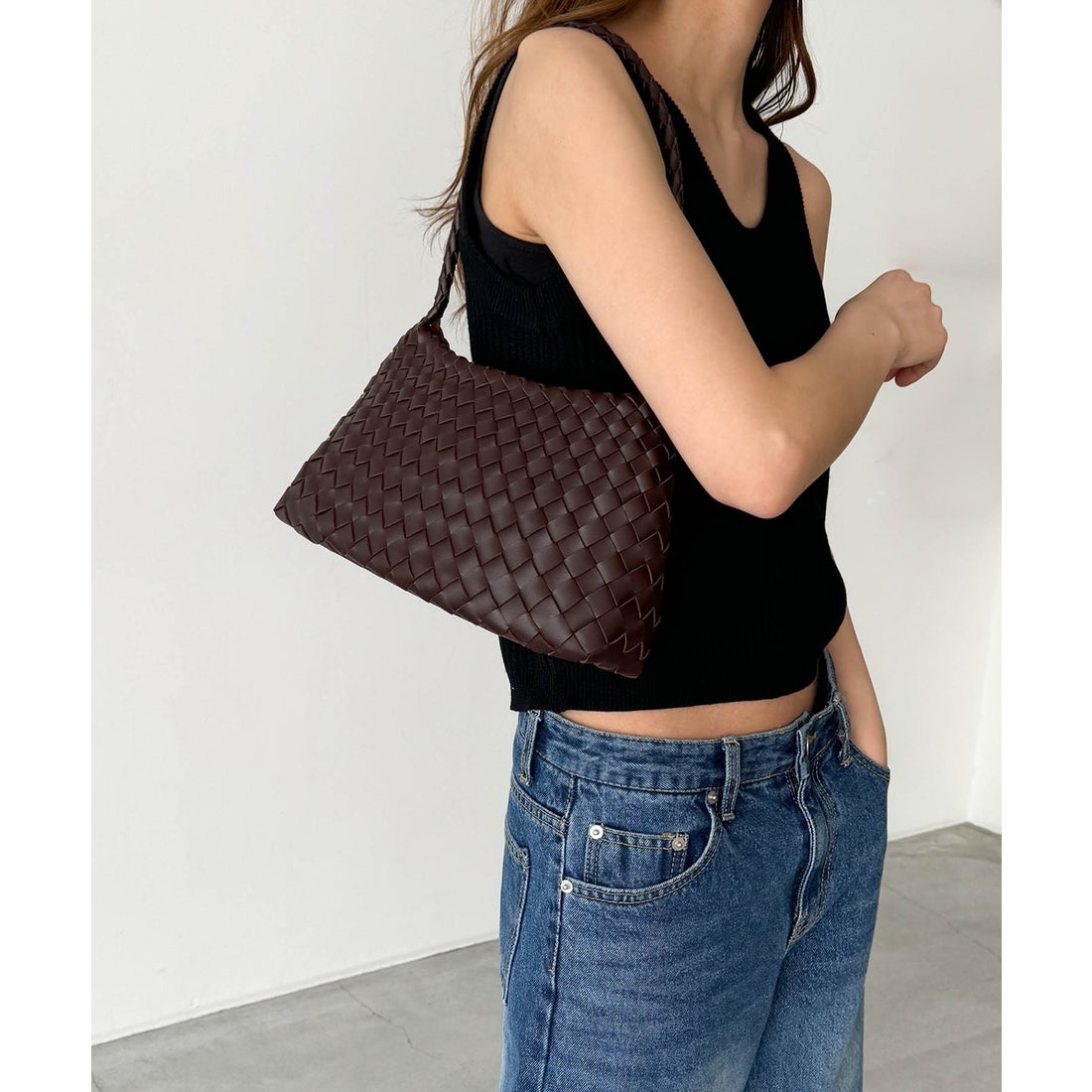 キャナルジーン CANAL JEAN diggity メッシュショルダーBAG （ブラック