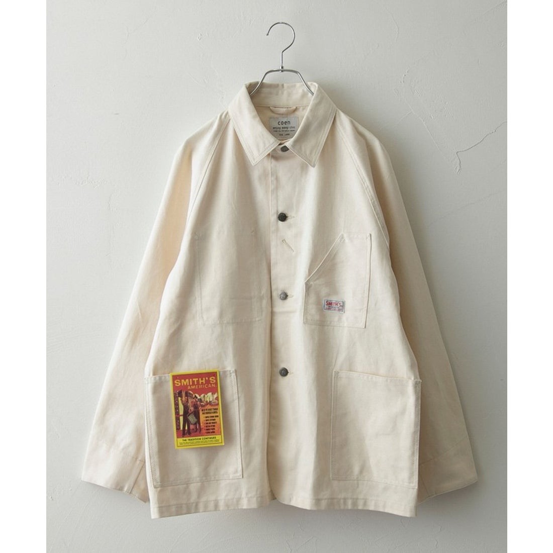 coen SMITH'S（スミス）別注デニムカバーオールジャケット