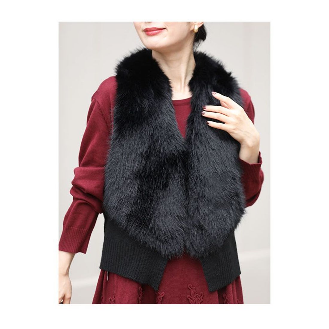 カワイイ CAWAII 初心者さん用 派手にならない すっきり見えファー