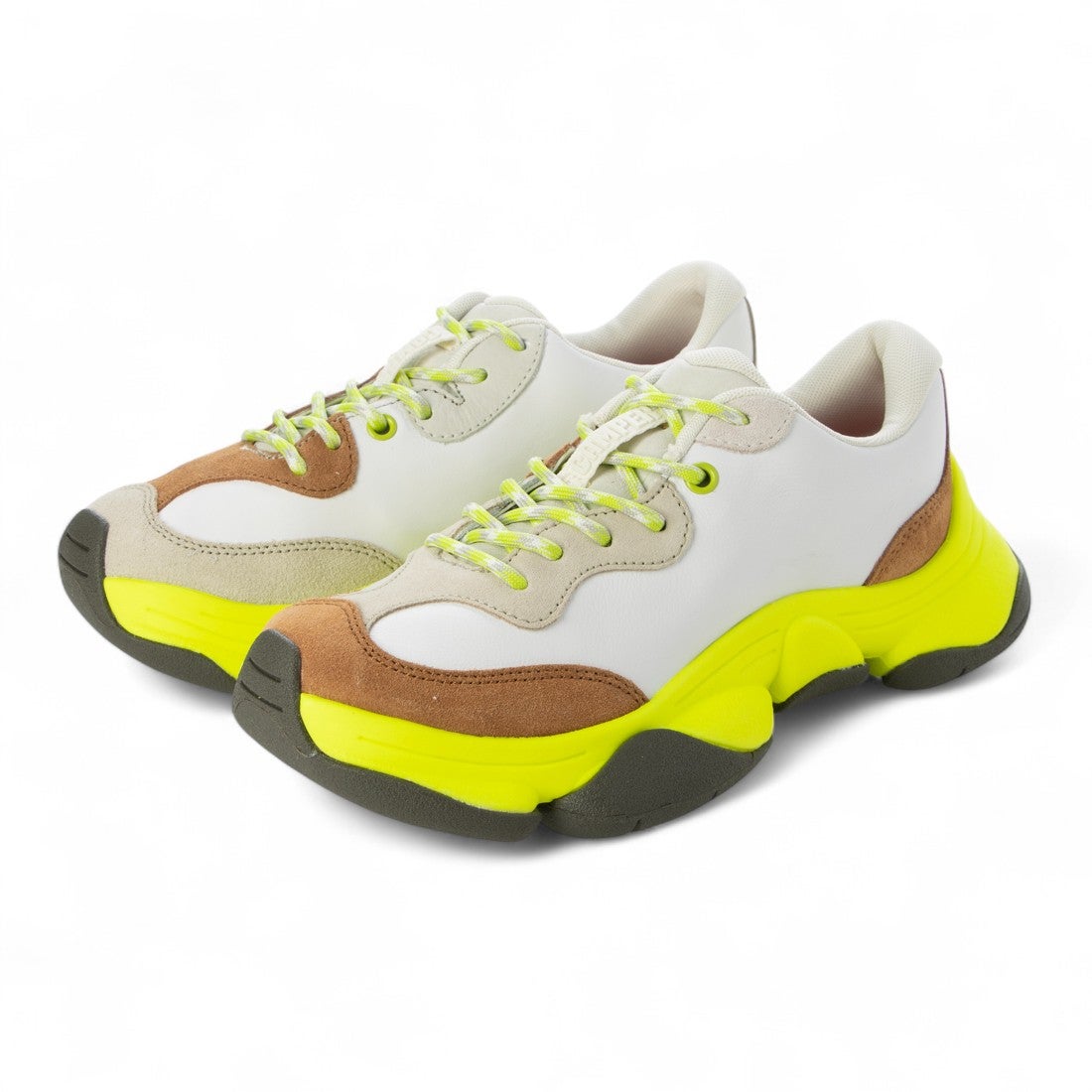 カンペール CAMPER TWINS / レザースニーカー （ホワイト） -靴