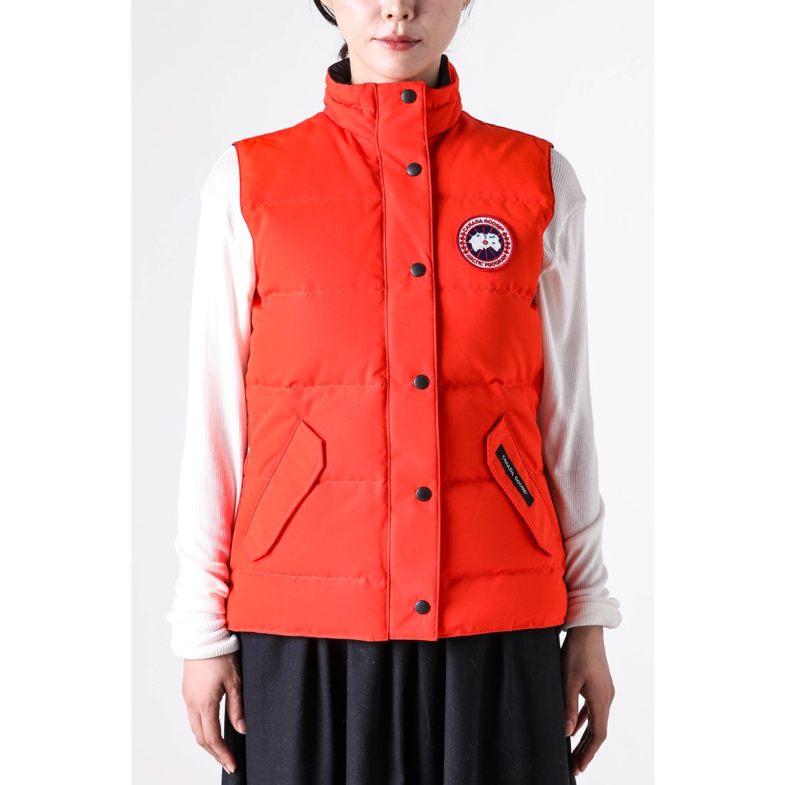 カナダグース CANADA GOOSE Freestyle Vest （Orange） -FASCINATE