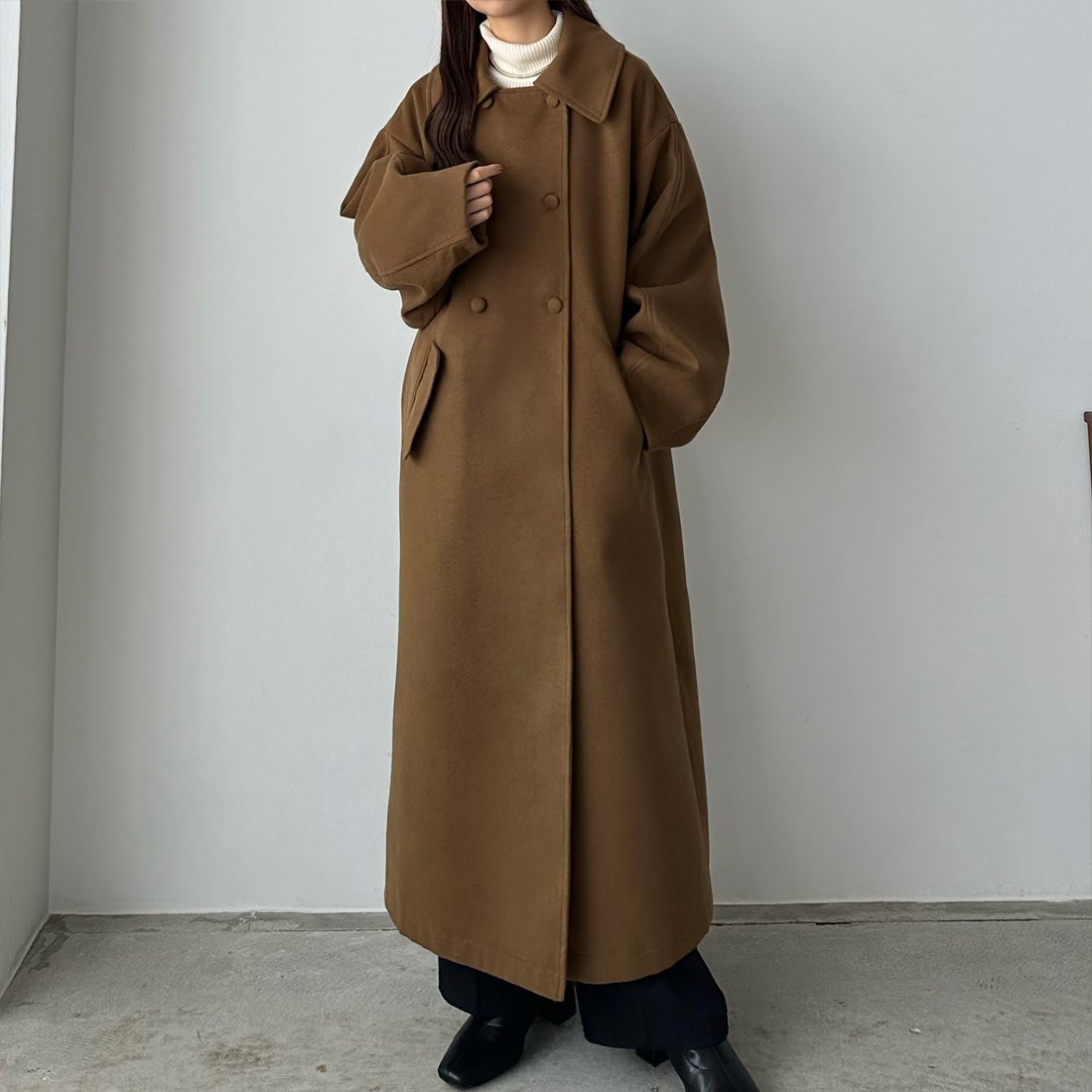 カラウティア callautia callautia ステンカラーロングコート