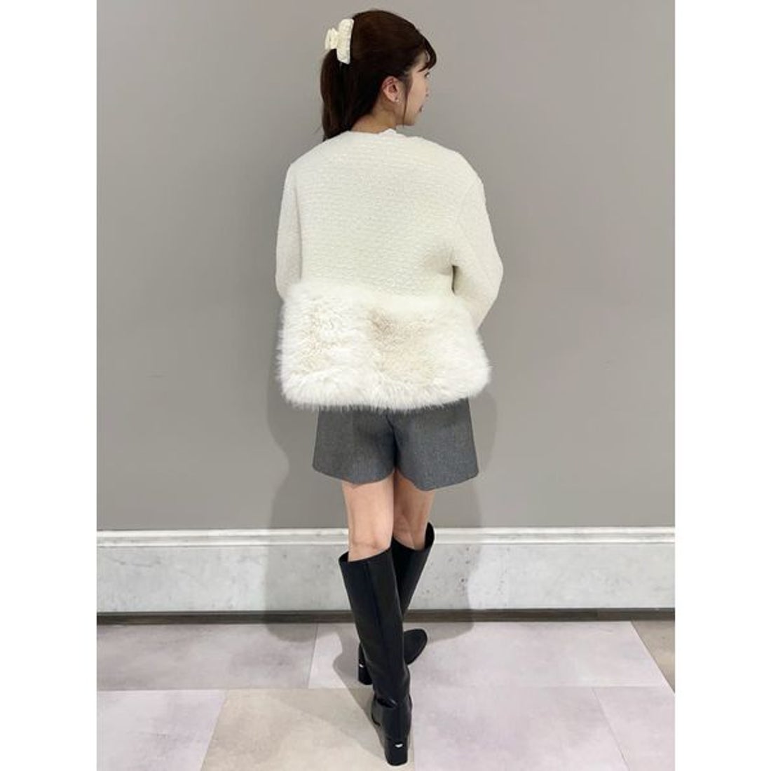 セルフォード CELFORD 裾ファーブルゾン （OWHT） - ファッション通販