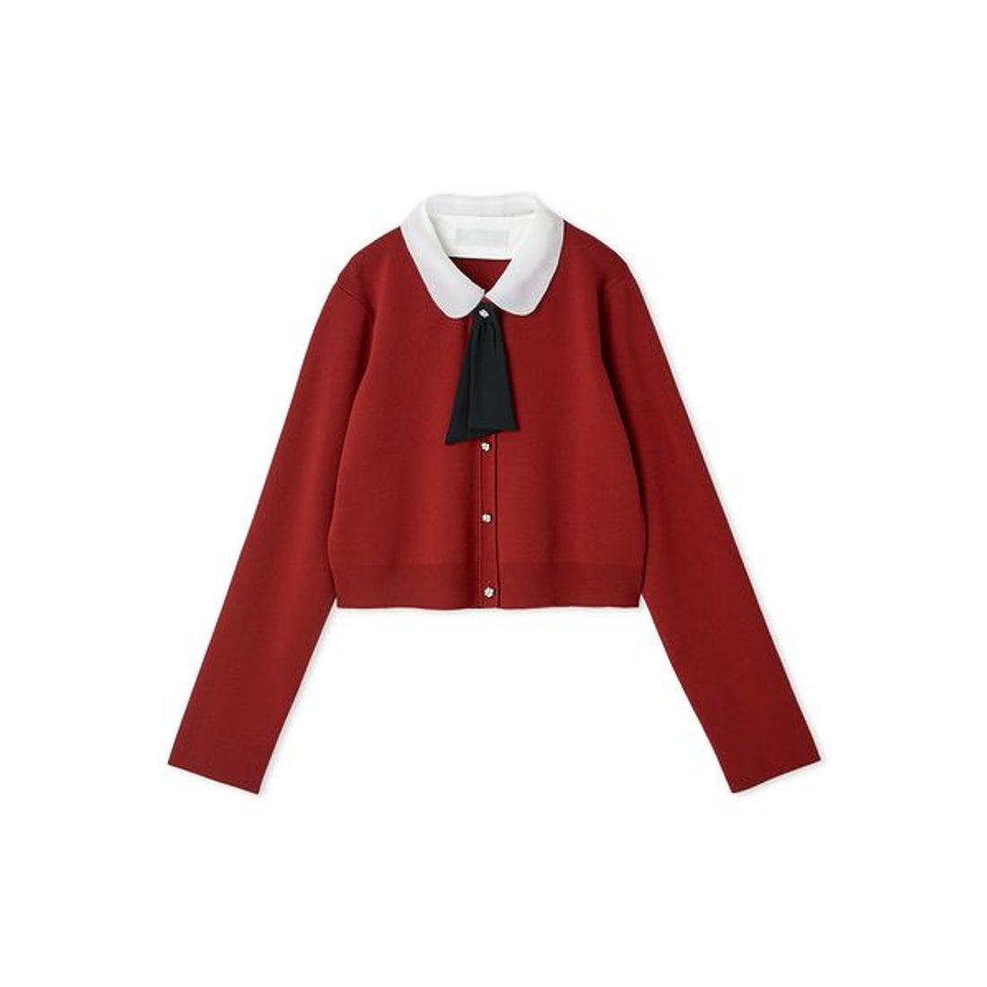 セルフォード CELFORD デタッチャブル総針カーディガン （BLK