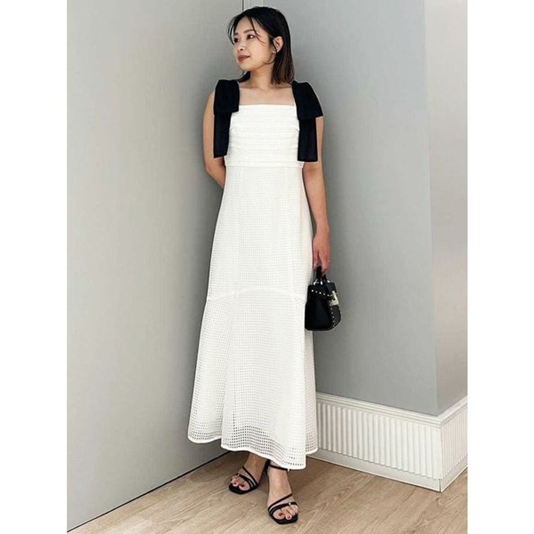 セルフォード CELFORD 【CELFORD×MIKA】ショルダーリボンワンピース