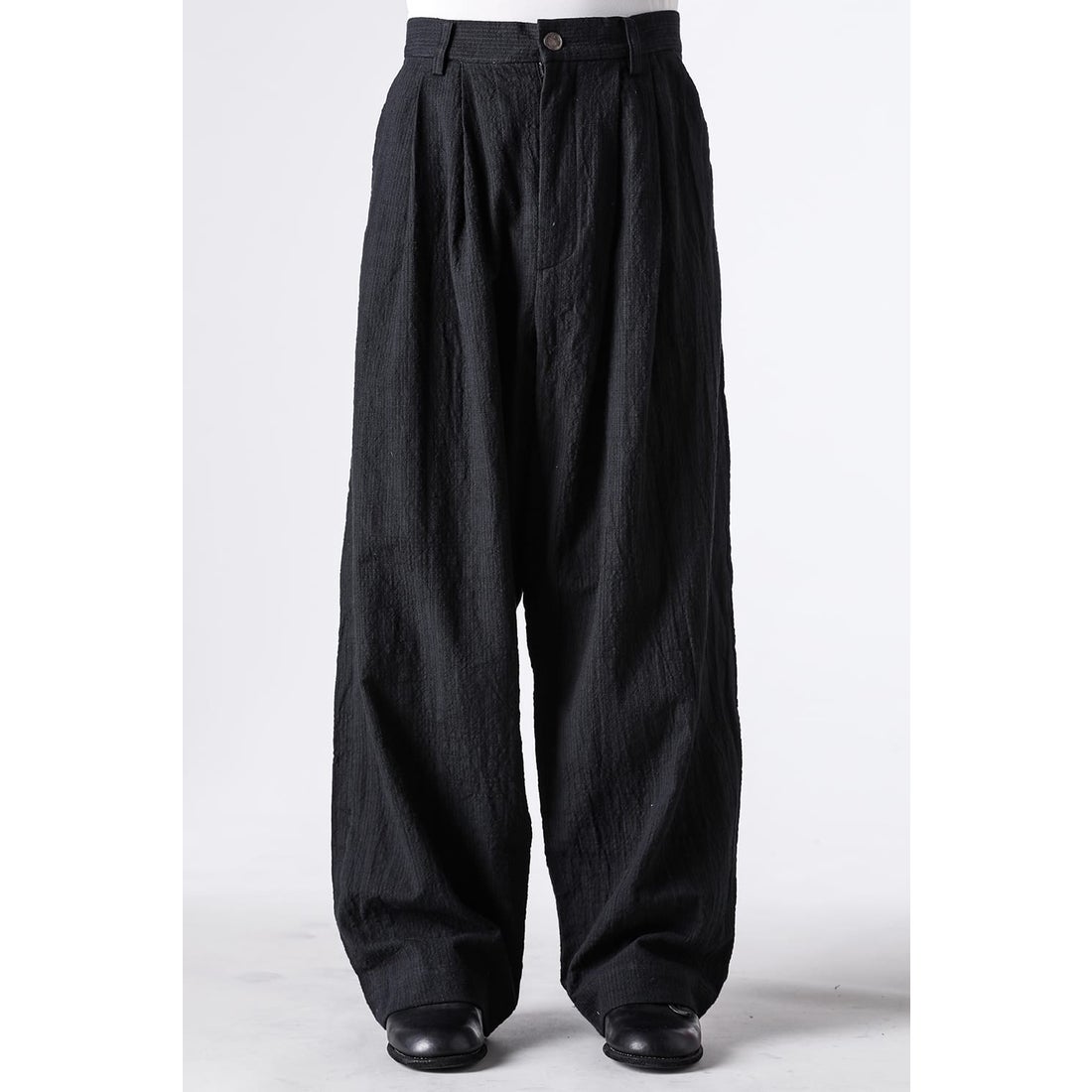 チャンホン スー CHIAHUNG SU Hand Woven & Dyed Wide Harem Trouser